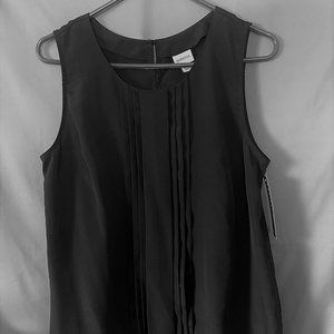 WOMANS BLACK BLOUSE BRAND NEW %POLYESTER VERY SOFT SIZE L